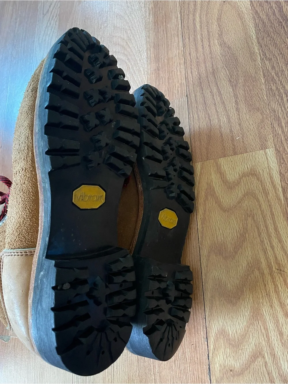 VTG DEXTER Leather Mountaineering Hiking Boots Mens Sz 12 M Vibram MADE IN USA